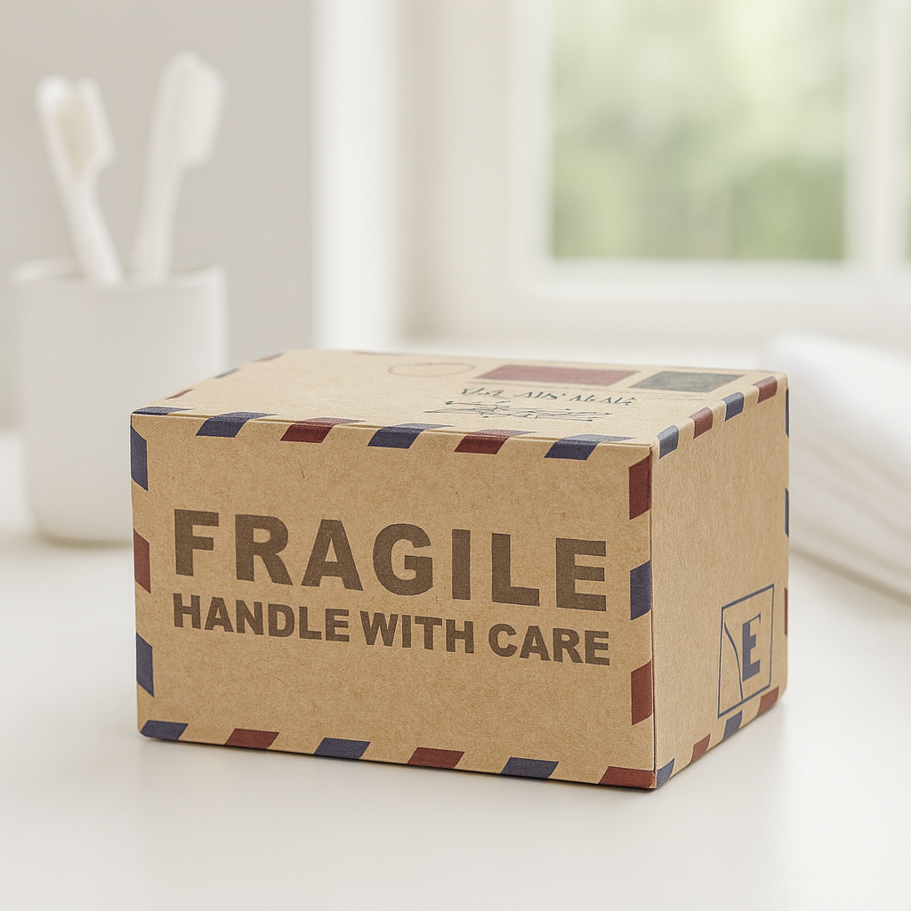 Miniatur Wichtel Zubehör Pakete Set, 2-teilig, ca. 4x5cm, Karton mit Aufdruck