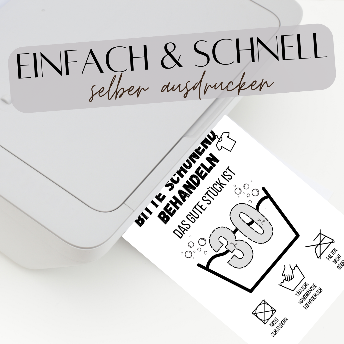 Originelles Geldgeschenk 30. Geburtstag als PDF-Vorlage zum Ausdrucken. Digitaler Download, sofort verfügbar. Last-Minute-Geschenkidee mit Humor!