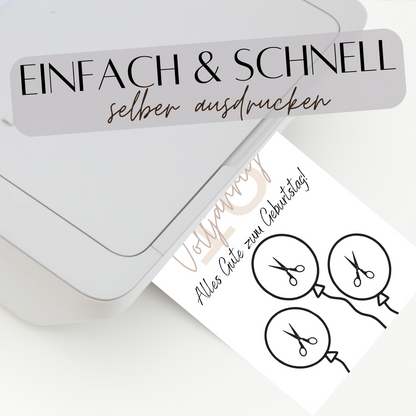 Geldgeschenk 18. Geburtstag | Digitaler Download PDF | Geschenkidee Volljährigkeit zum Ausdrucken